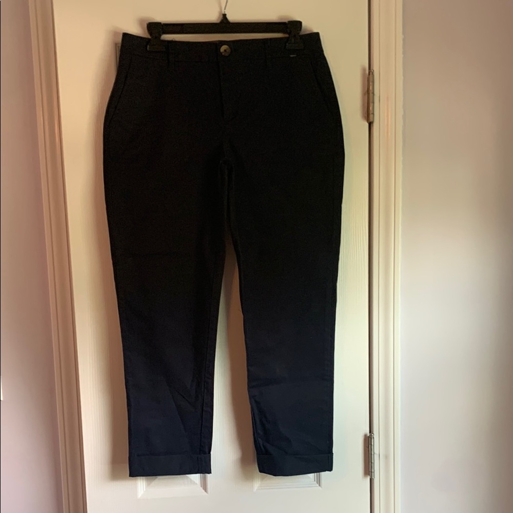 Tommy Hilfiger Blue Cropped Pants Ankle Length